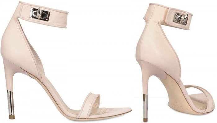 Givenchy Beige Nappa Suede Sea Wulf Sandals