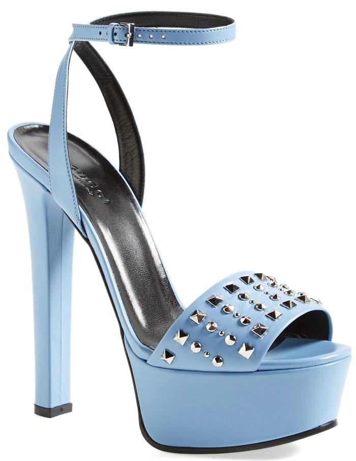 Gucci 'Leila' Studded Platform Sandal