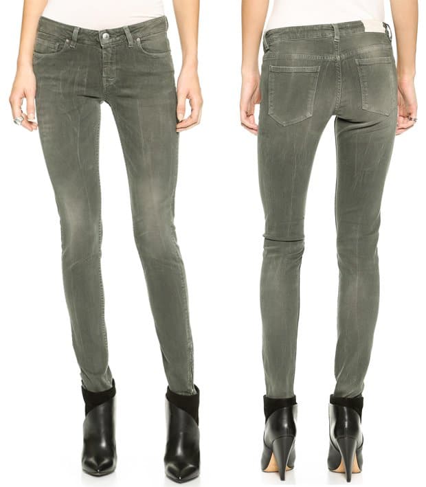 IRO.JEANS Womens White Pocketed Skinny Jeans main image 0