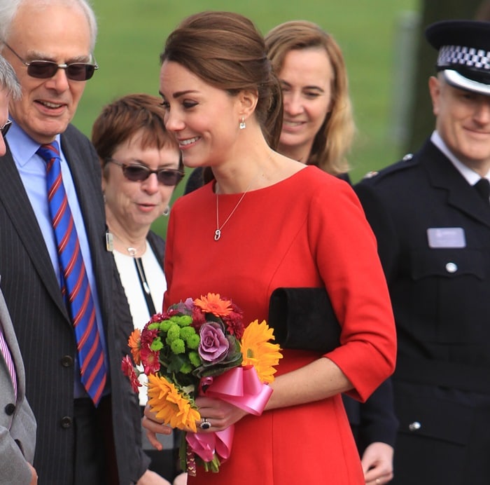 Catherine, Duchess of Cambridge (aka Kate Middleton), at East Anglia’s Children’s Hospices Appeal launch in Norwich, England, on November 25, 2014
