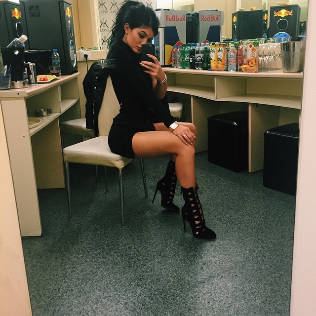Photo shared by Kylie Jenner with the caption "promise to love you & obey & let you.." on October 31, 2014