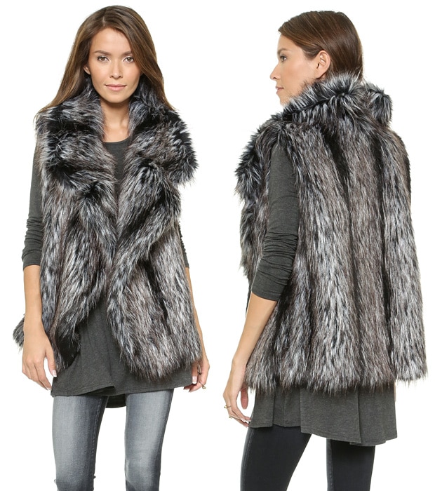 Norma Kamali Shaggy Vest