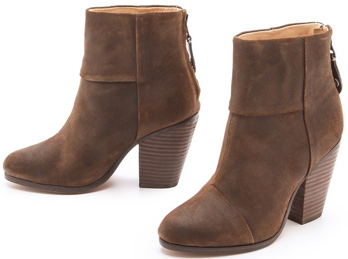 Rag & Bone Brown Classic Newbury Booties