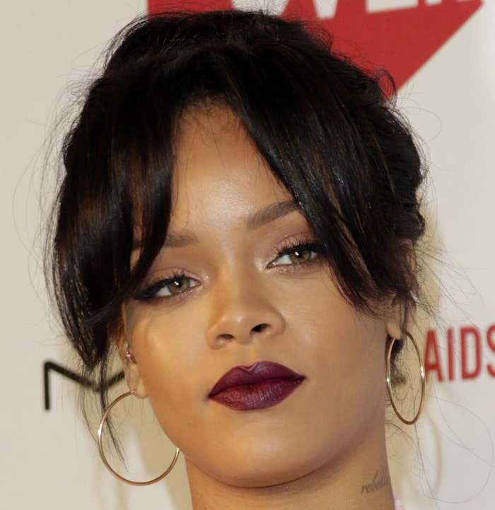 Rihanna at MAC Cosmetics & MAC AIDS Fund’s premiere of 'It’s Not Over'