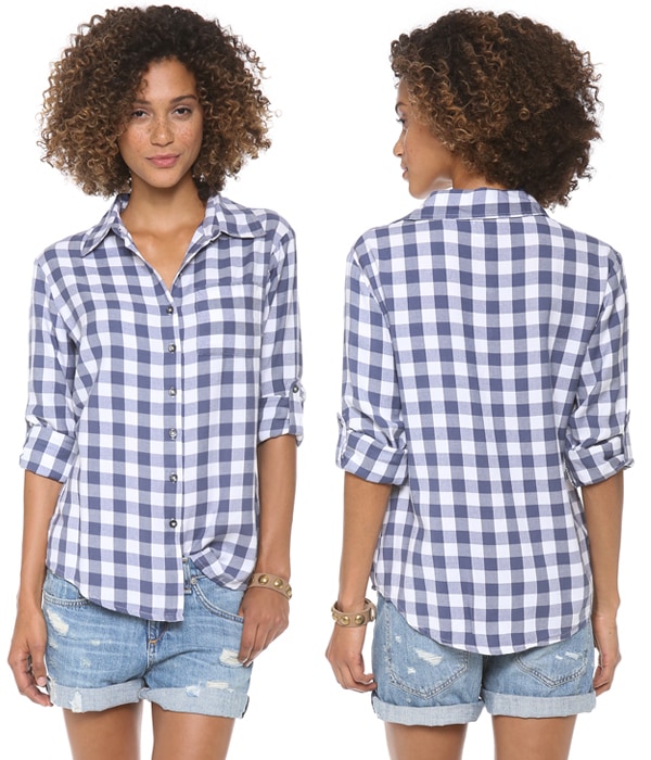 Sundry Checkered Button-Up Shirt