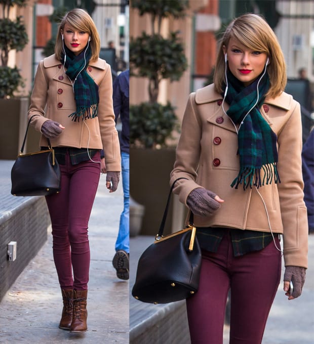 Taylor Swift seen after shopping at the ‘Steven Alan’ store in Tribeca in New York on March 27, 2014