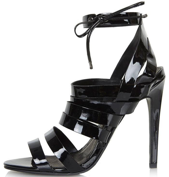 Topshop Rosie Patent Strappy Sandals