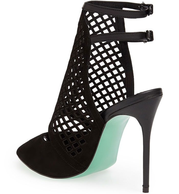 Topshop by CJG Amped Up Suede Cutout Sandals