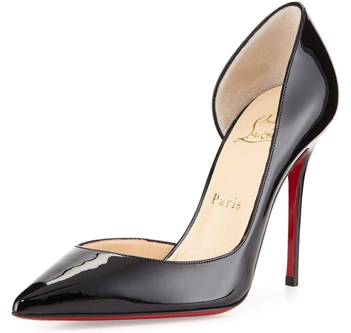 Christian Louboutin "Iriza" Pumps in Black Patent Leather