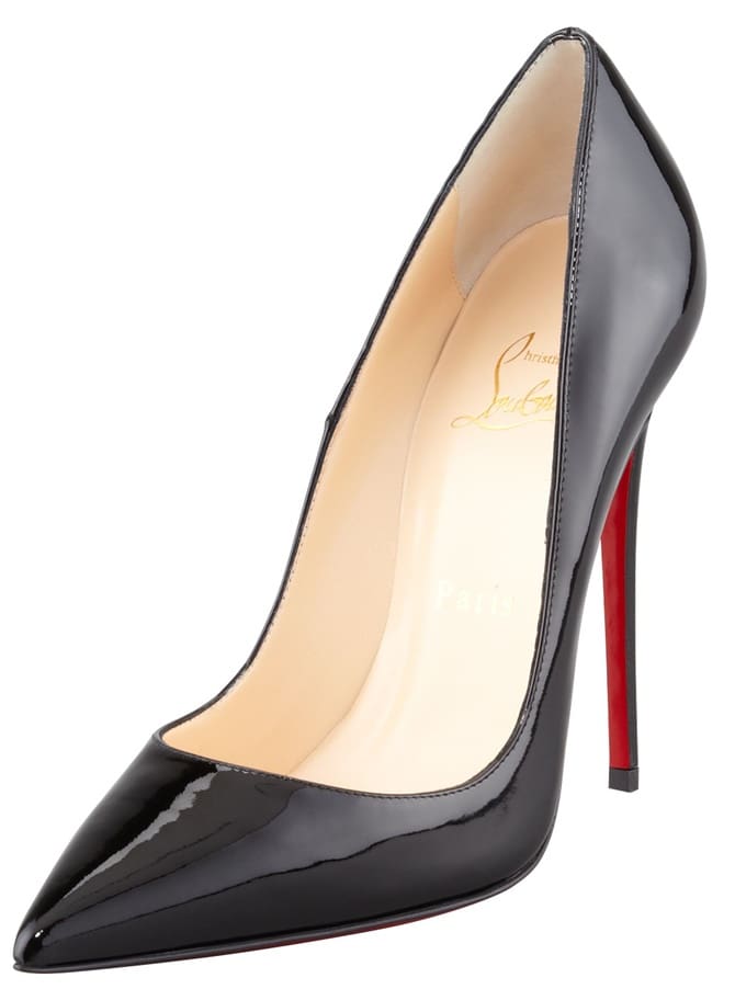 Christian Louboutin So Kate Pumps in Black Patent