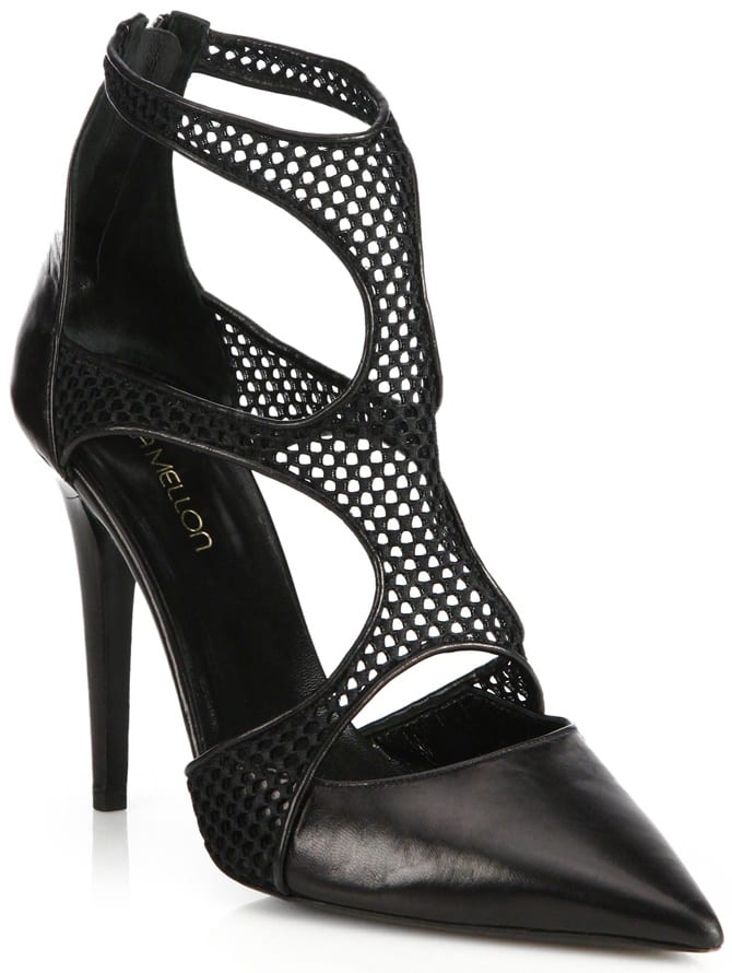 Tamara Mellon "Fever" Fishnet Pumps