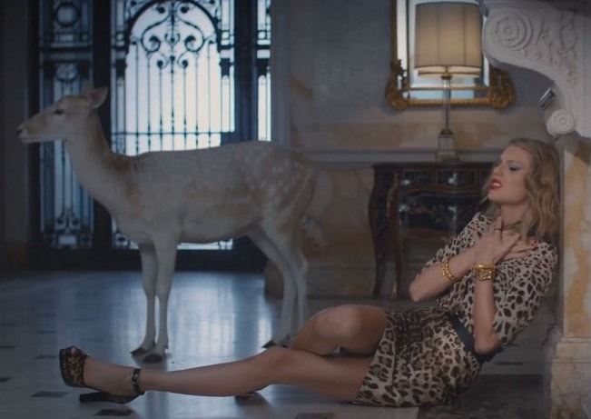 Taylor Swift's bold all-leopard attire