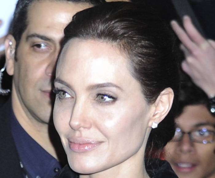 Angelina Jolie attending the Unbroken panel discussion at MoMA in New York City on December 2, 2014