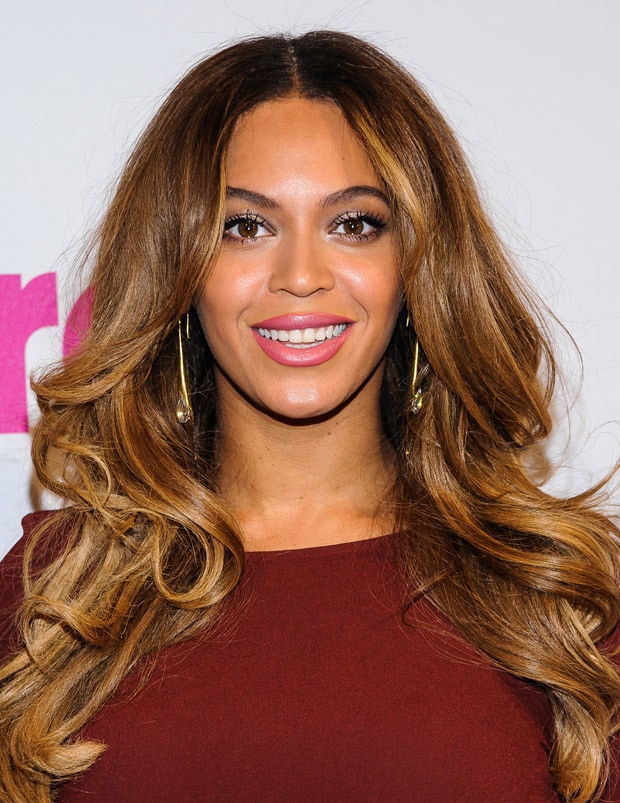 Beyonce smiling at the Billboard Women in Music Luncheon at Cipriani Wall Street in New York City on December 12, 2014