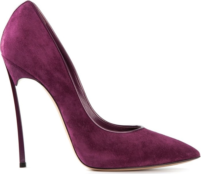 Casadei Purple Blade Pumps