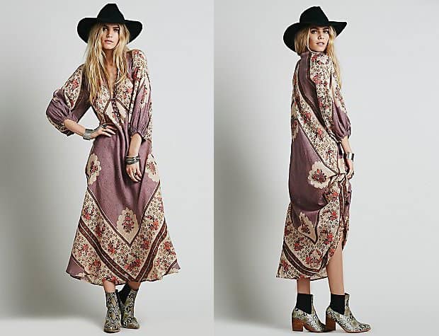 Free People Vintage Hippie Maxi