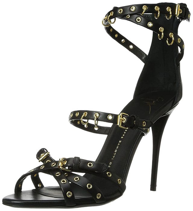 Giuseppe Zanotti Eyelet-Studded Belted Sandals