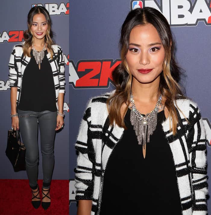 Jamie Chung at the NBA 2K15 Launch Celebration held at the Standard in New York on September 23, 2014