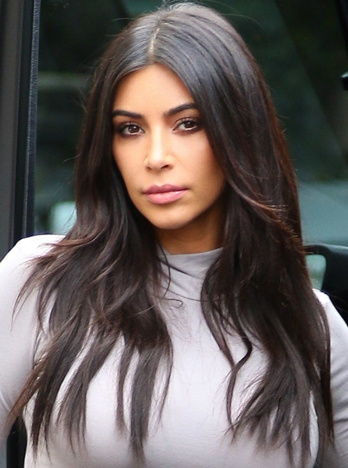 Kim Kardashian filmed a segment for "Keeping Up with the Kardashians"