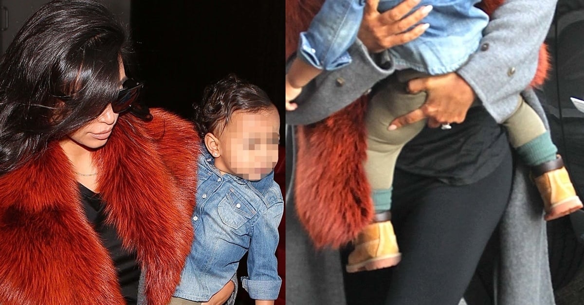 red timberlands with fur