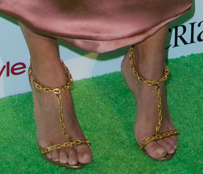 Kim Kardashian's favorite gold chain heels