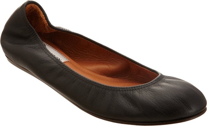 Lanvin Black Ballet Flats