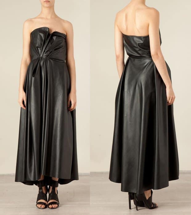 Lanvin Gathered Detail Gown