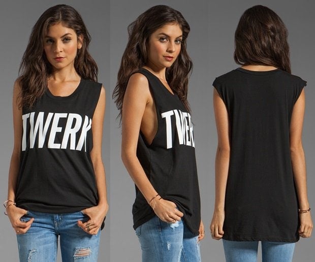 Lovers + Friends for Revolve Twerk Tank in Black