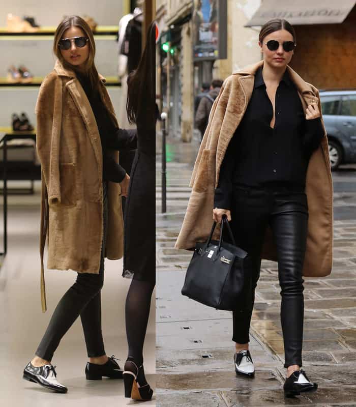 Miranda Kerr out and about in Paris. She had lunch at the Bristol hotel and did some shopping at Sonia Rykiel store in St. Germain des Pres in Paris on February 27, 2014