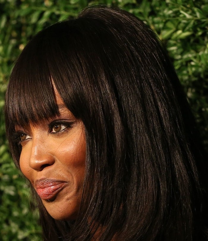 Naomi Campbell at the 60th London Evening Standard Theatre Awards held at the London Palladium in London, England, on November 30, 2014