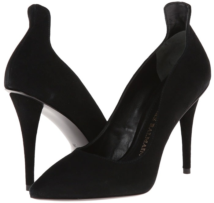 Pierre Balmain Suede Pointed - Toe Pump