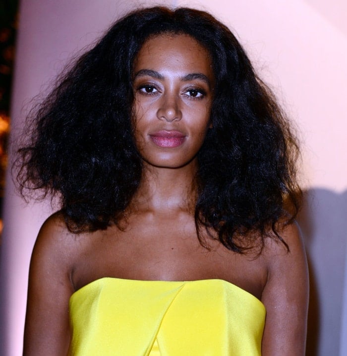 Solange Knowles at IWC Schaffhausen’s "Timeless Portofino" Gala Event during Art Basel Miami Beach held at the W South Beach hotel in Miami on December 3, 2014