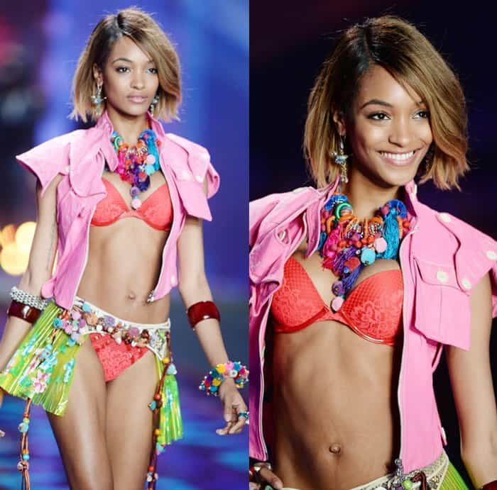 Jordan Dunn at the 2014 Victoria's Secret Fashion Show