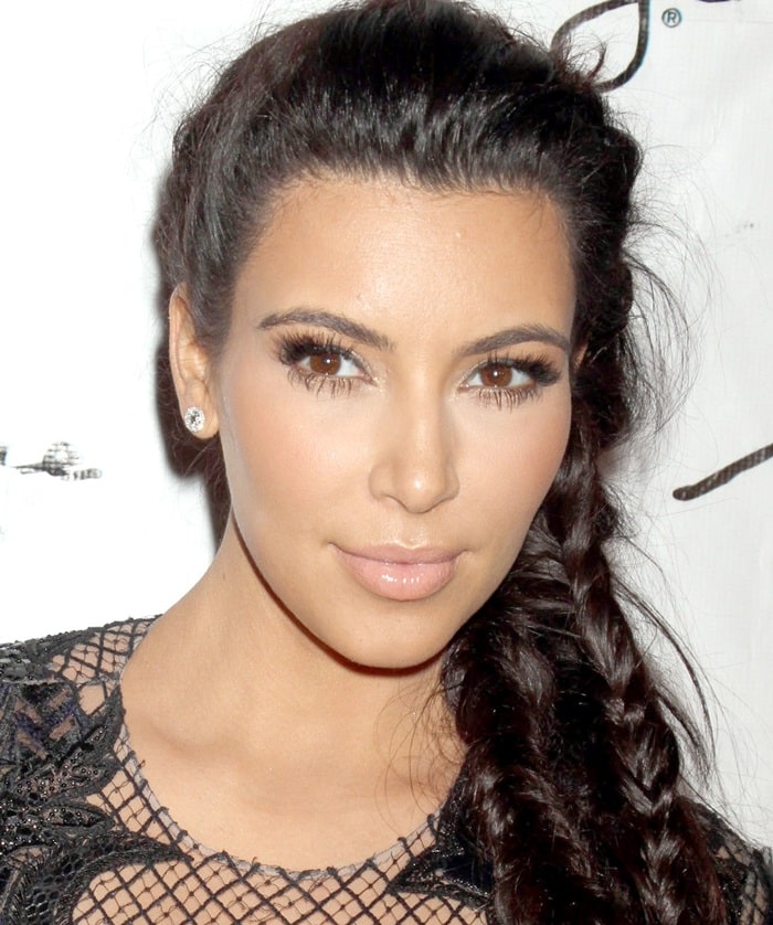 Kim Kardashian with Kanye West as her new stylist