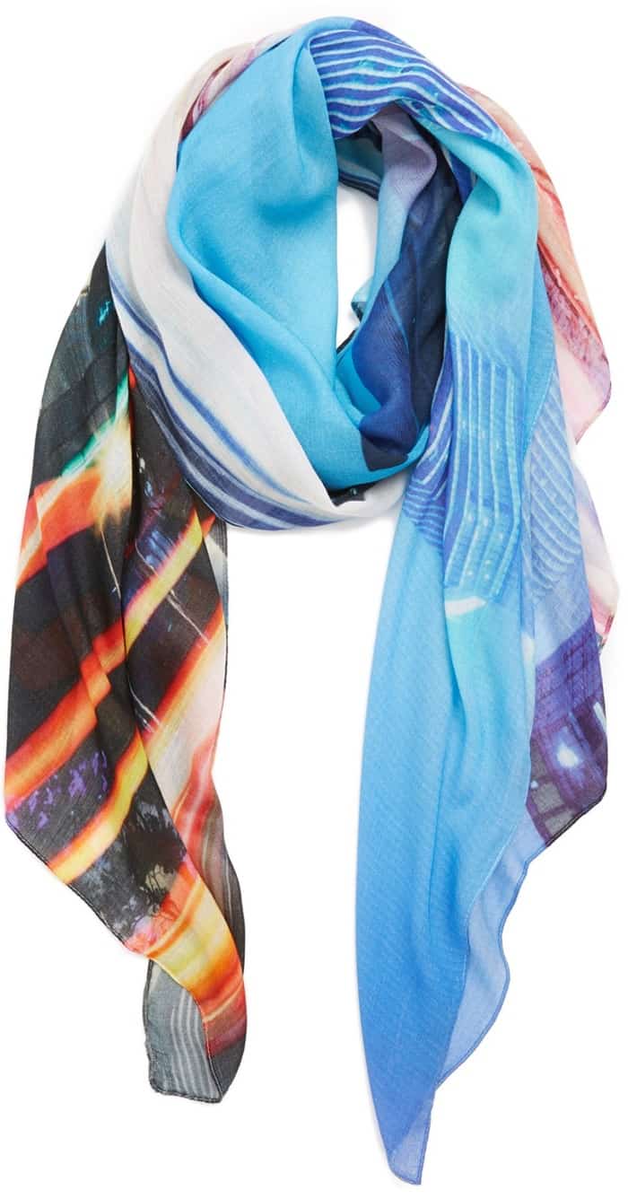 Michael Stars Fly By Digital Print Scarf