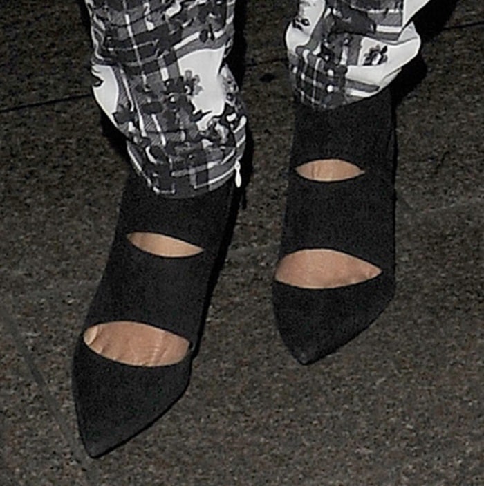 Nicole Scherzinger rocks booties by Dune London