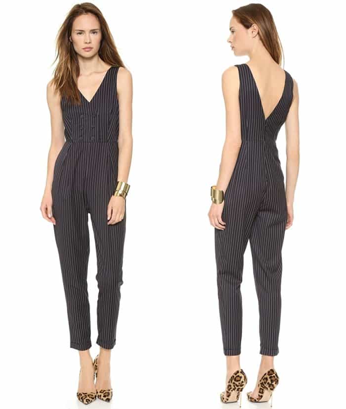 renamed Pinstripe Jumpsuit