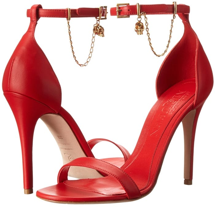 Alexander McQueen Sandal Pelle S. Cuoio Red