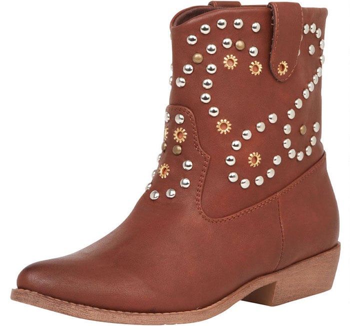 Alloy "Jerome" Studded Boots