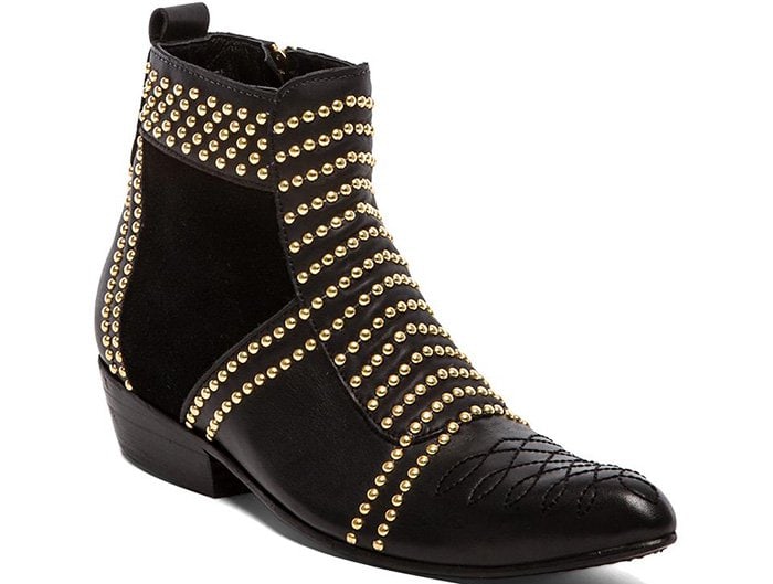 Anine Bing Boots with Gold Studs