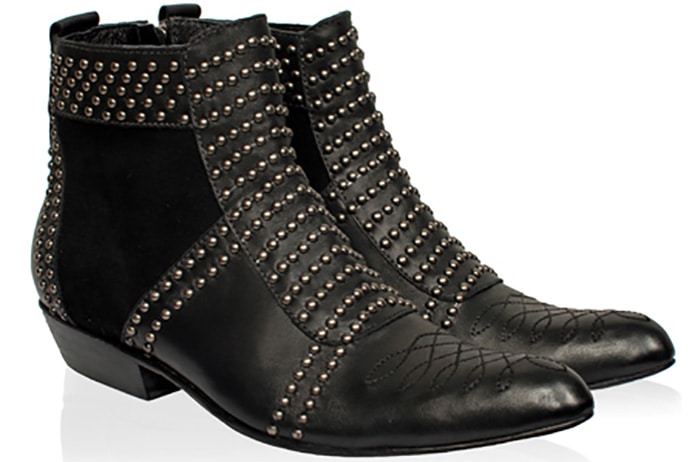 Anine Bing Silver-Stud Boots