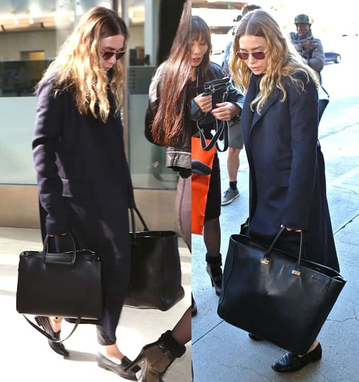 How to Copy Ashley Olsen's Minimalist Chic Airport Style