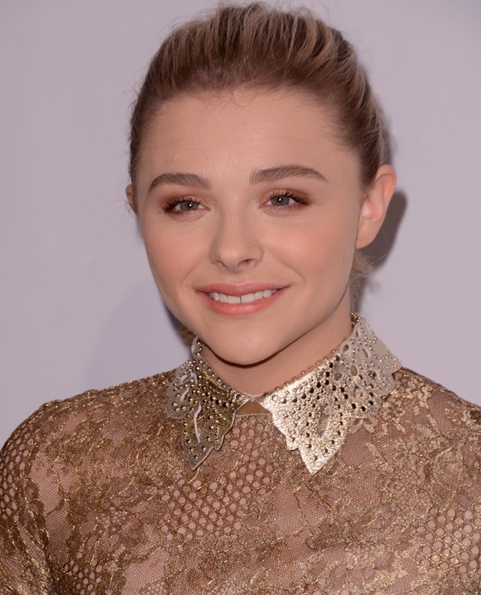 Chloë Grace Moretz at the Museum of The Moving Image event held at 583 Park Avenue in New York City on January 21, 2015