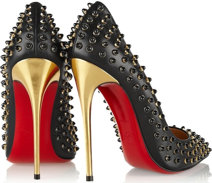 Christian Louboutin Follies Cabo 120 embellished leather pumps