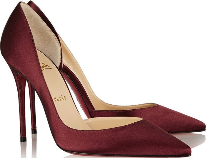 Christian Louboutin Iriza Satin Pumps