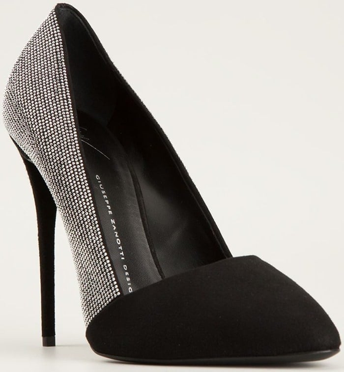 Giuseppe Zanotti Black Micro Stud Pumps