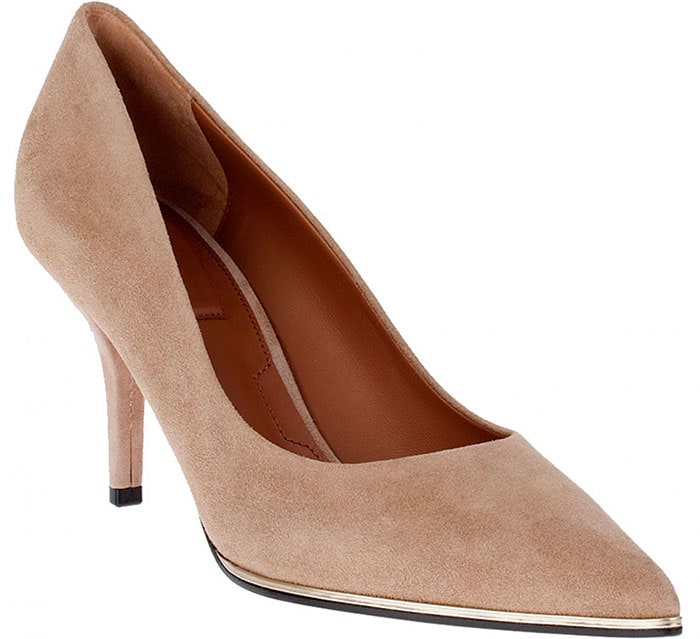 Givenchy Camel Suede Pumps