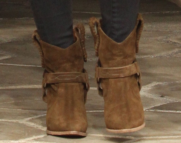 Hilary Duff's country-cowgirl Isabel Marant Rawson boots