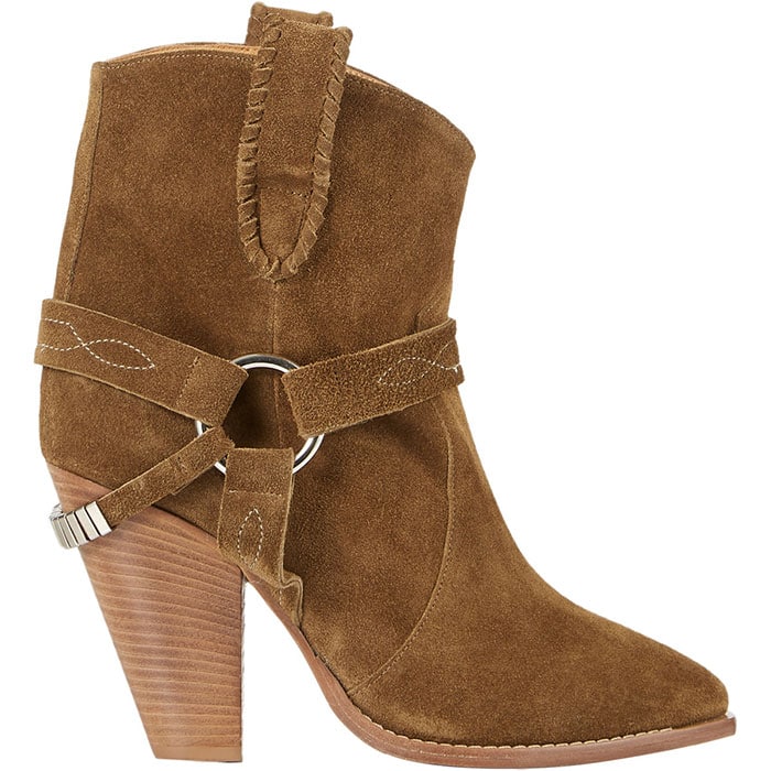 Isabel Marant Rawson Harness Boots in Khaki