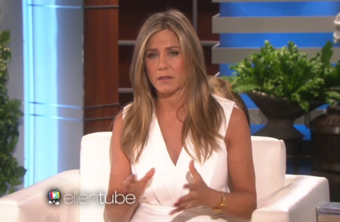 Jennifer Aniston Gets Fake Topless Photo With Ellen